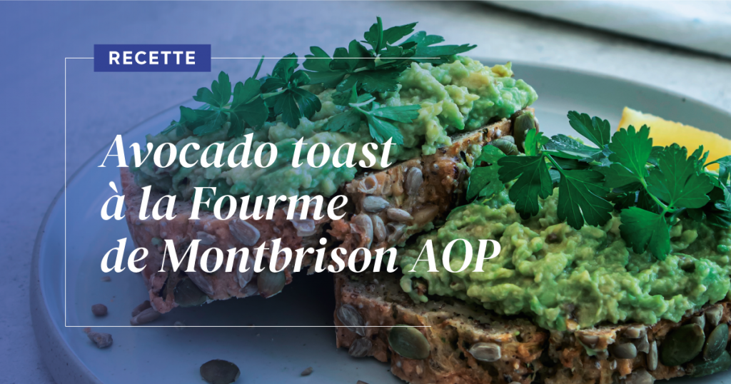 avocado toast à la fourme