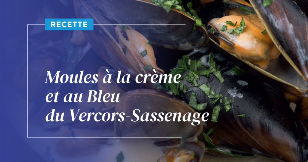 moules au bleu du vercors