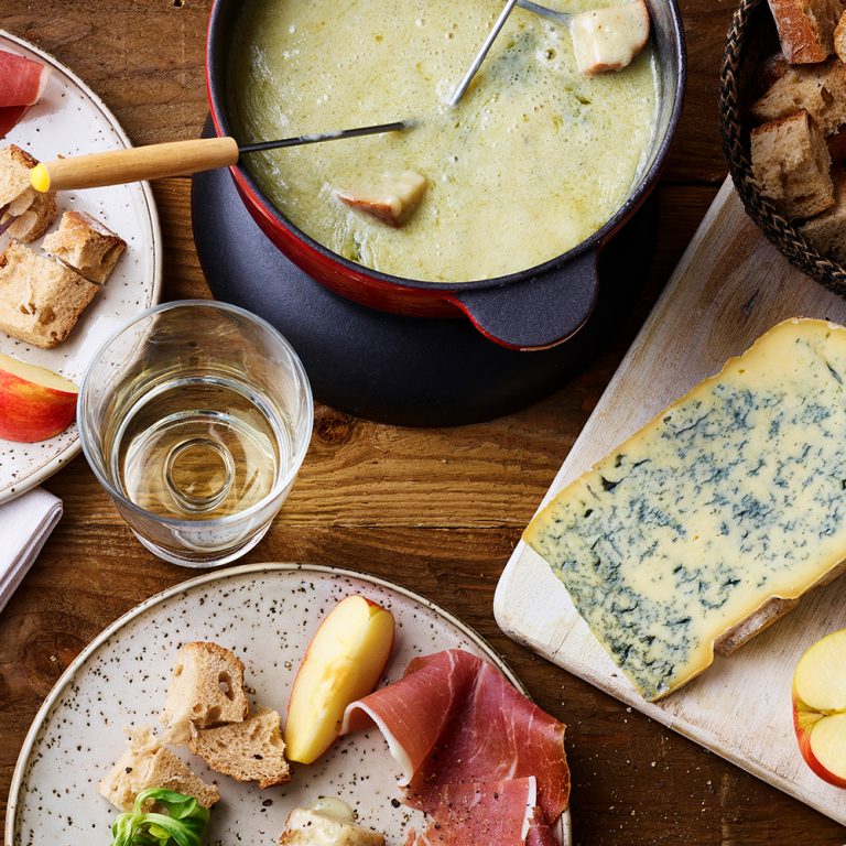 Fondue au Bleu de Gex HautJura découvrez la recette