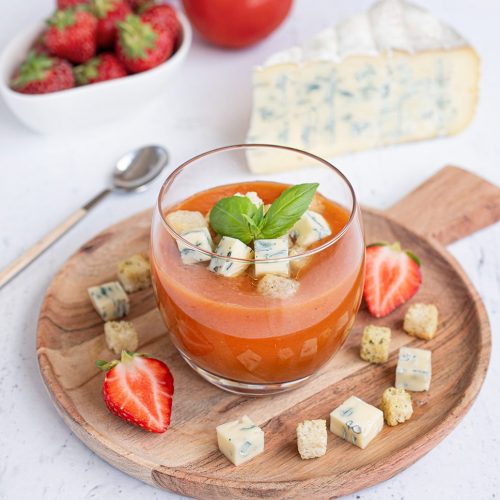 gaspacho fraise tomate